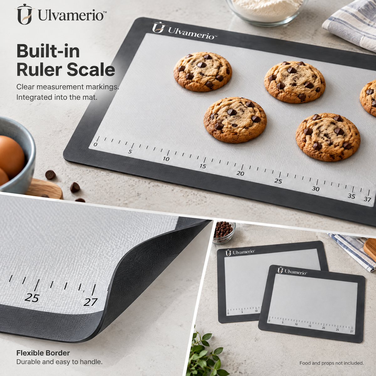 HeatGuard printed ruler marks and flexible border