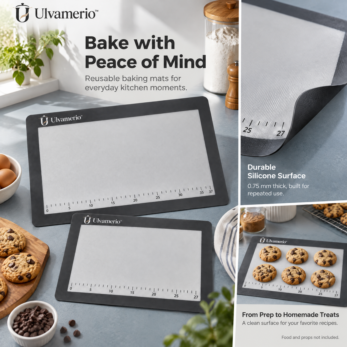 HeatGuard silicone baking mats for everyday baking