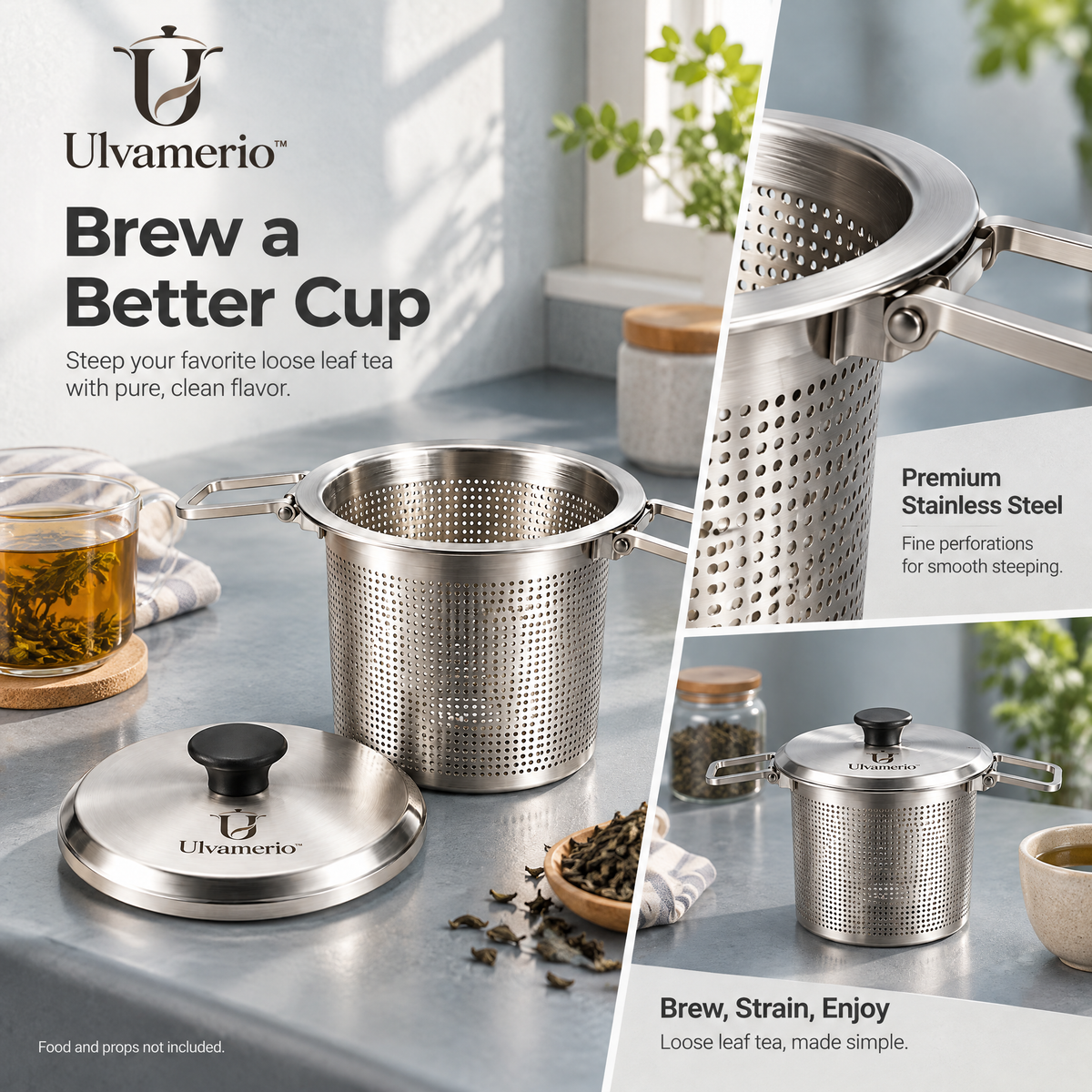 LeafFilter reusable stainless steel basket in everyday use