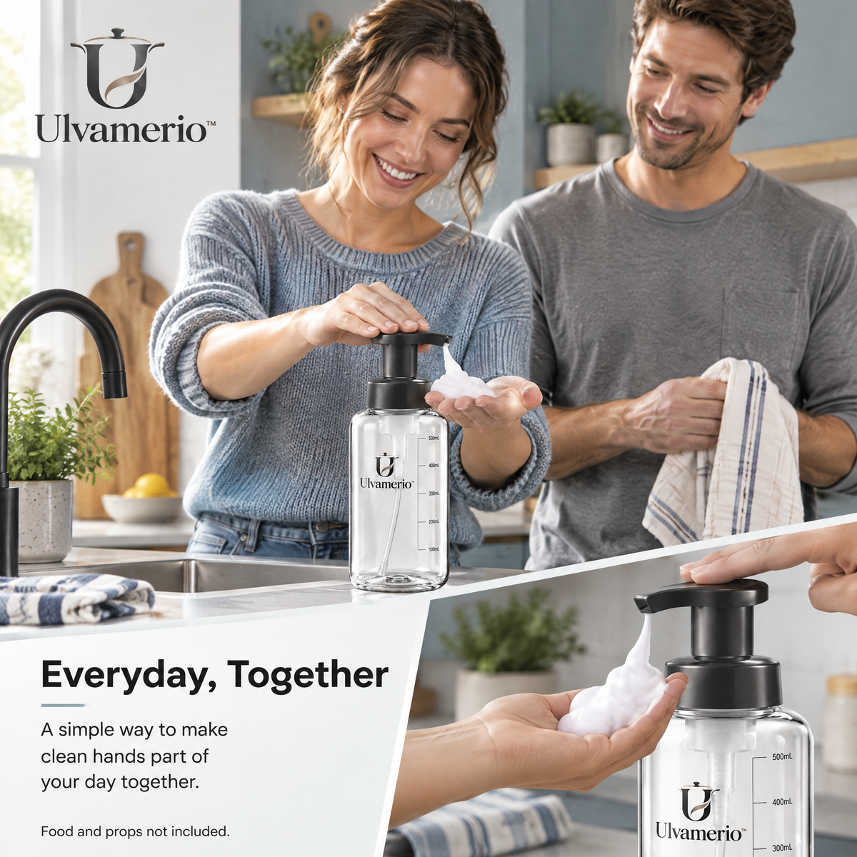 RefillFlow manual foaming soap pump in everyday use